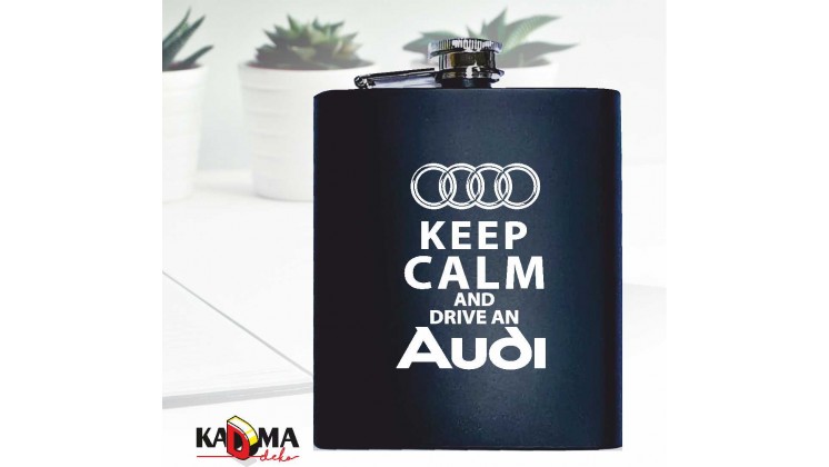 Gertuvė "Keep Calm and drive AUDI"