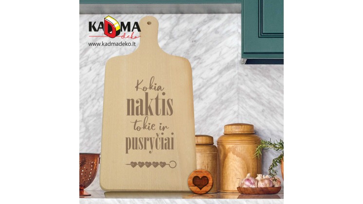 Pjaustymo lentelė "Kokia naktis, tokie ir PUSRYČIAI 2"