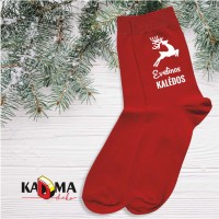 Moteriškos kojinės "Vardinės KALĖDOS "