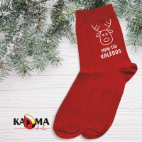 Moteriškos kojinės "Man tai KALĖDOS"