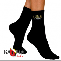 Moteriškos kojinės "Auksas - ne moteris"