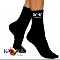 Moteriškos kojinės "Dama su kedais"