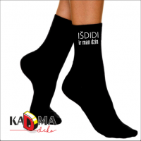 Moteriškos kojinės "Išdidi ir man dzin"