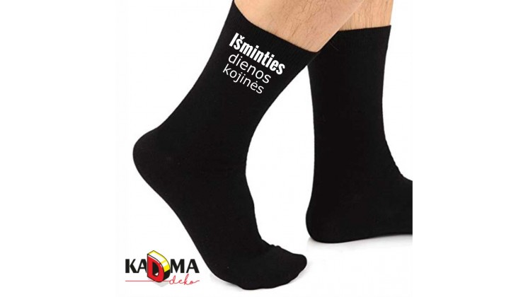 Vyriškos kojinės "Išminties dienos kojinės " Vyriškos kojinės "Išminties dienos kojinės "