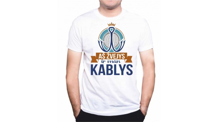 Marškinėliai "Žvejys man kablys" Marškinėliai "Žvejys man kablys"