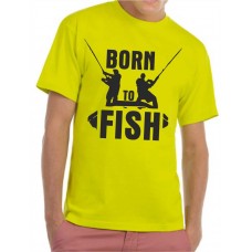 Marškinėliai "Born to fish"
