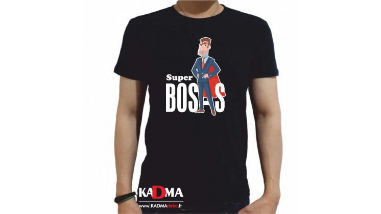 Marškinėliai  "Super Bosas"