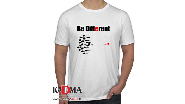 Marškinėliai "Be diferent"