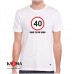 Marškinėliai  "40-man tai ne riba"