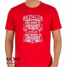 Marškinėliai  "King born"