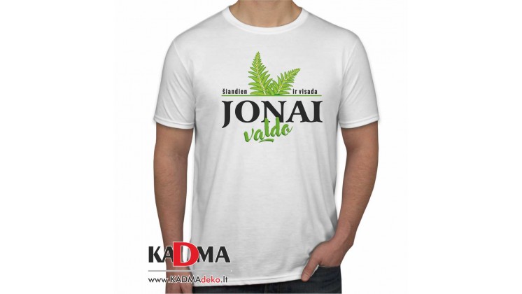 Marškinėliai "Jonas valdo" Marškinėliai "Jonas valdo"