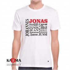 Marškinėliai  "Jonas (Įvariomis kalbomis)"