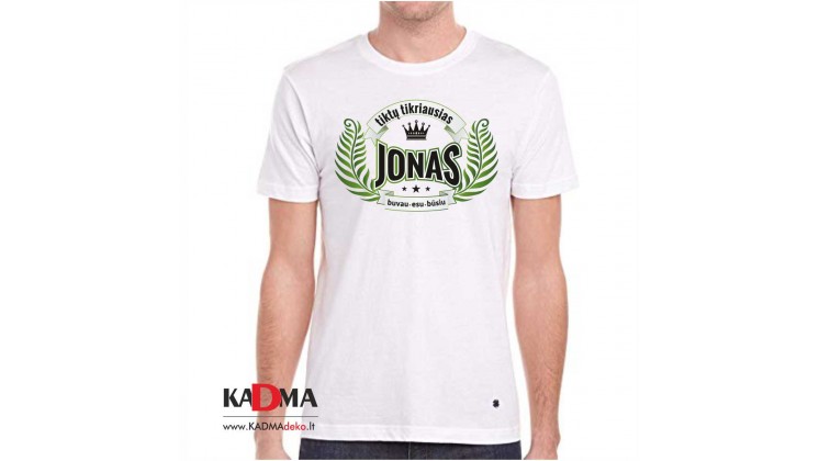Marškinėliai  "Tikrų tikriausias Jonas"