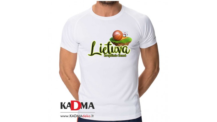 Marškinėliai "Lietuva krepšinio žemė"