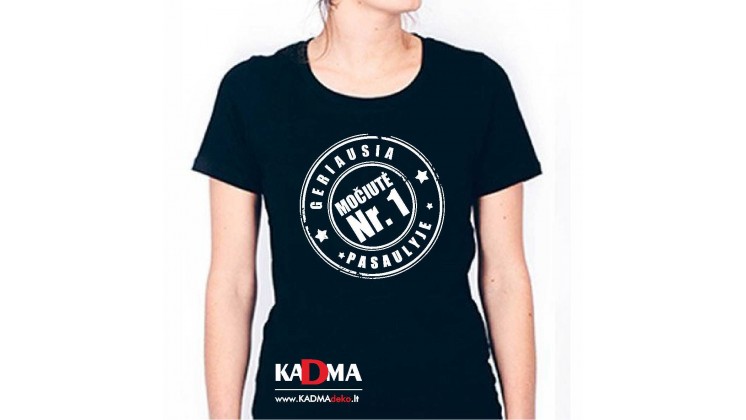 Marškinėliai  "Močiutė Nr1"