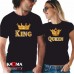 Marškinėliai "King ir Queen"