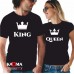 Marškinėliai "King ir Queen"