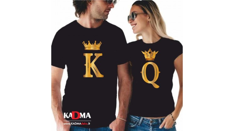 Marškinėliai "K ir Q"
