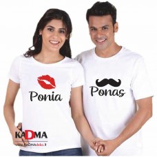Marškinėliai  "Ponas ir Ponia"