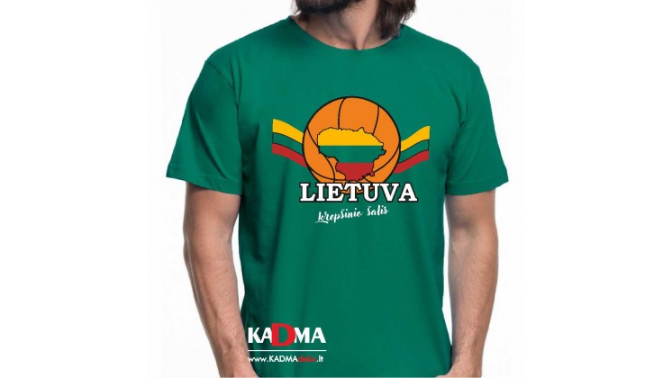 Marškinėliai "Lietuva, krepšinio šalis"