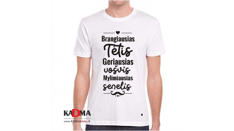 Marškinėliai "Tėtis, Senelis, Uošvis"