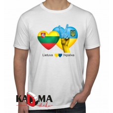 Marškinėliai "LIETUVA - UKRAINA 1"