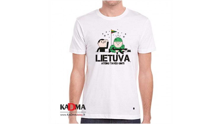 Marškinėliai  "Lietuva, ateinu tevęs ginti"