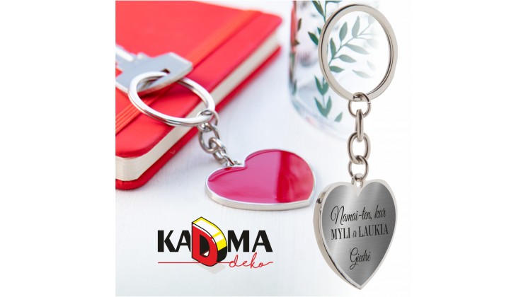 Raktų pakabukas "Valentino širdis" Raktų pakabukas "Valentino širdis"
