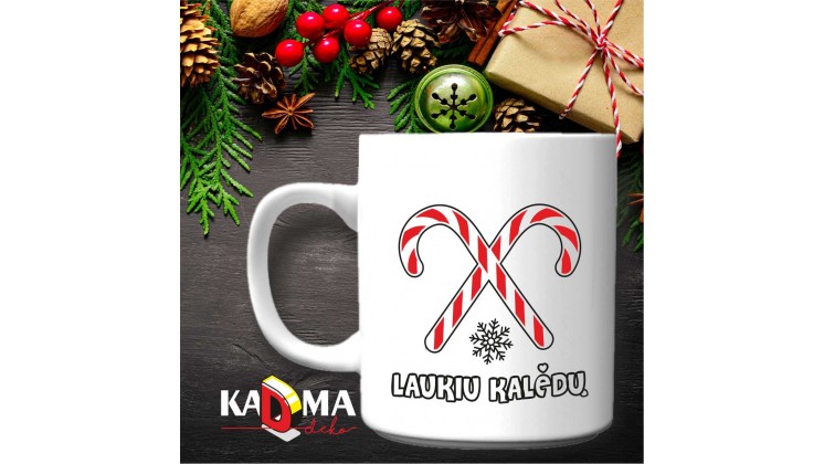 Puodelis "Laukiu KALĖDŲ" Puodelis "Laukiu KALĖDŲ"