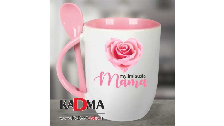 Puodelis "Mylimiausia mama"