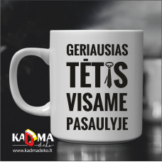 Puodelis "Geriausias tėtis visame Pasaulyje"