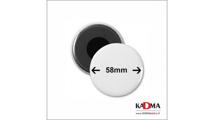 Magnetinis ženkliukas (58 mm)